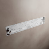 MONDIAZ EASY Nis 149,5x29,5cm in solid surface kleur Glace. 1 vak  geschikt voor in- of opbouw